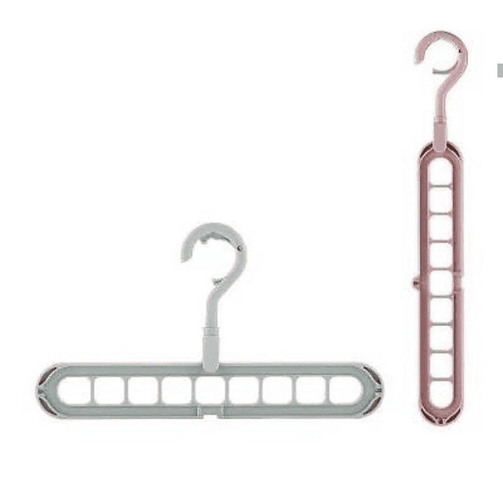 360˚ Degree 9 Multi-Port Support Hanger, Space Saving Cloth Hanger 360˚ Degree 9 Multi-Port Support Hanger, Space Saving Cloth Hanger